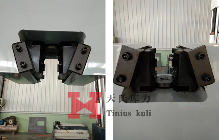 液壓試驗機鉗口示意圖
